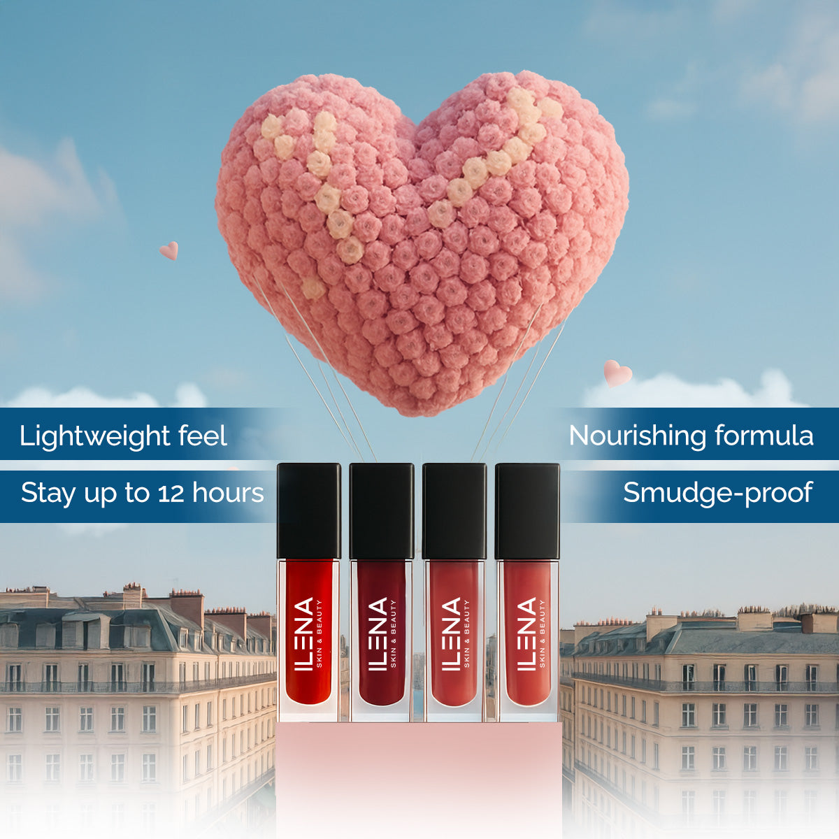 ILENA Pout Passion All-Day Matte Liquid Lipstick