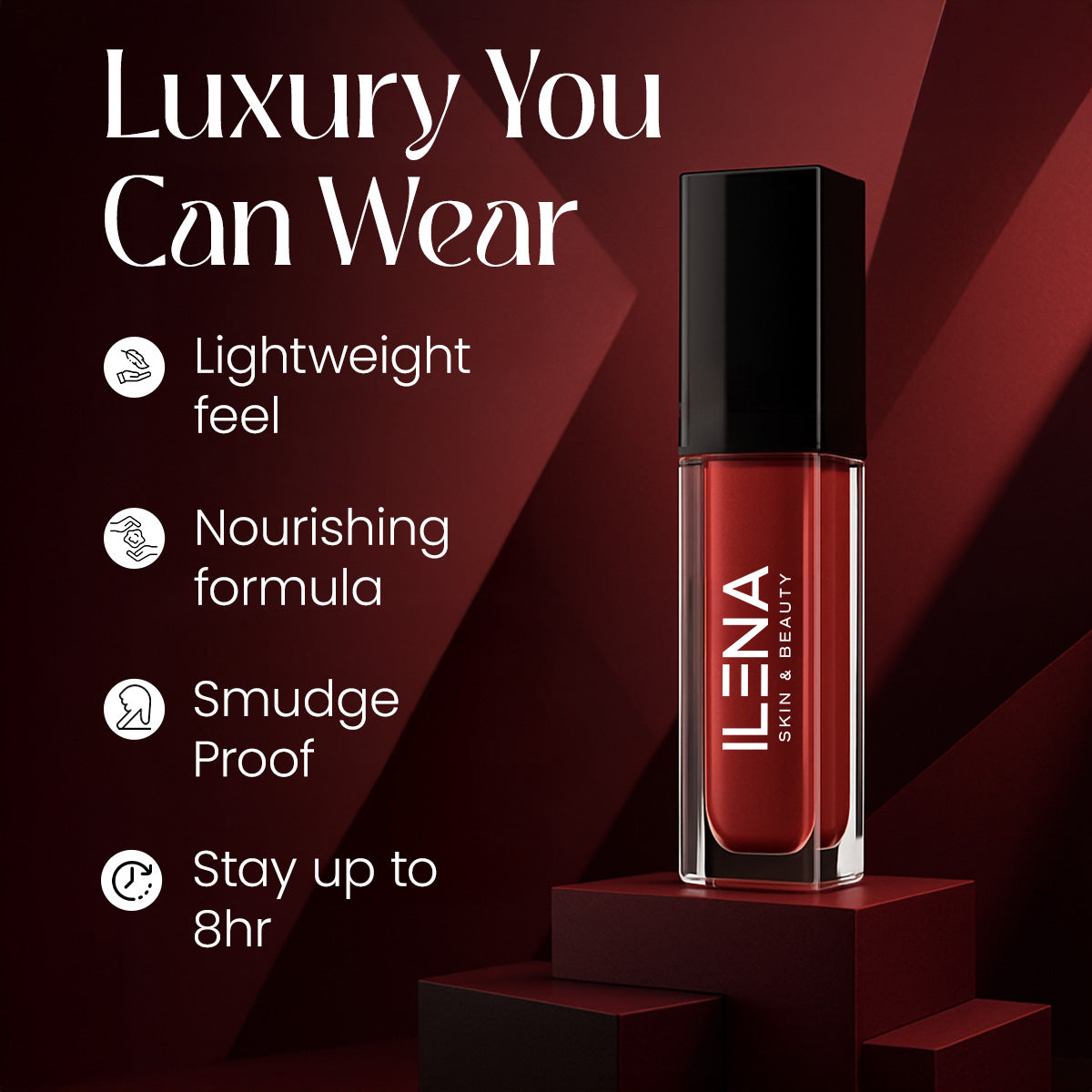 ILENA Pout Passion Liquid Lipstick, Soulmate Shade