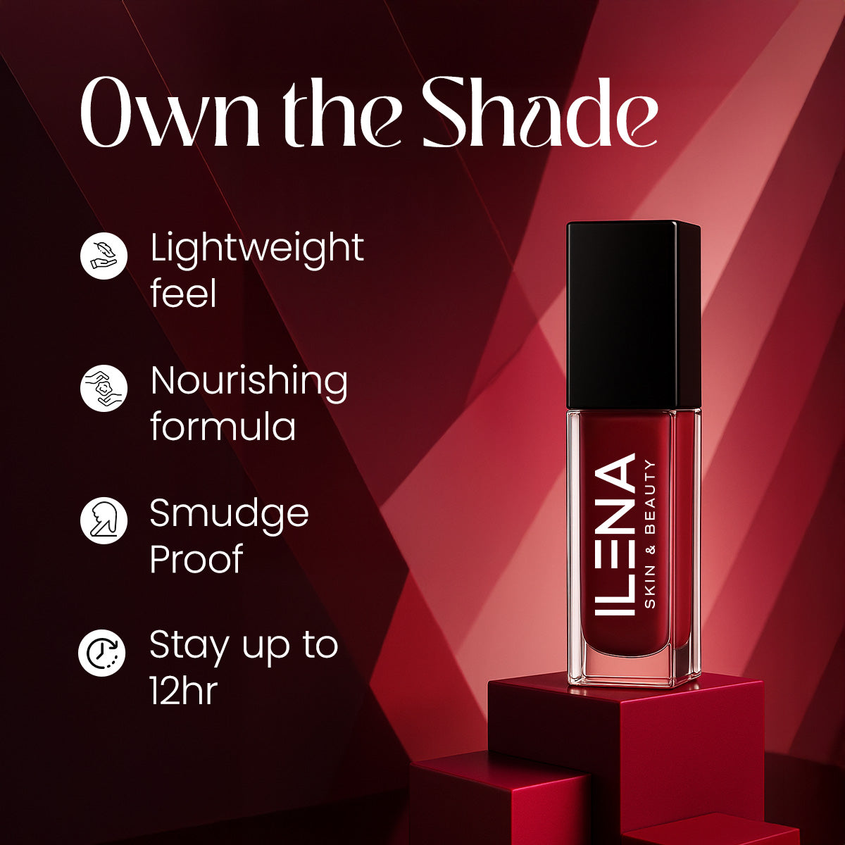 ILENA Pout Passion Liquid Lipstick, Into U Shade