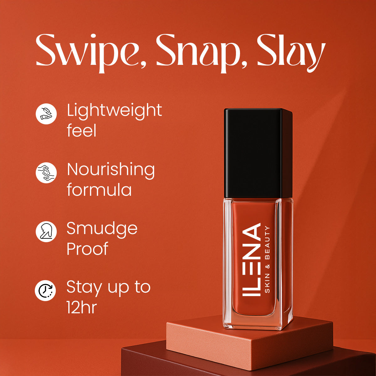 ILENA Pout Passion Liquid Lipstick, Makin Move Shade