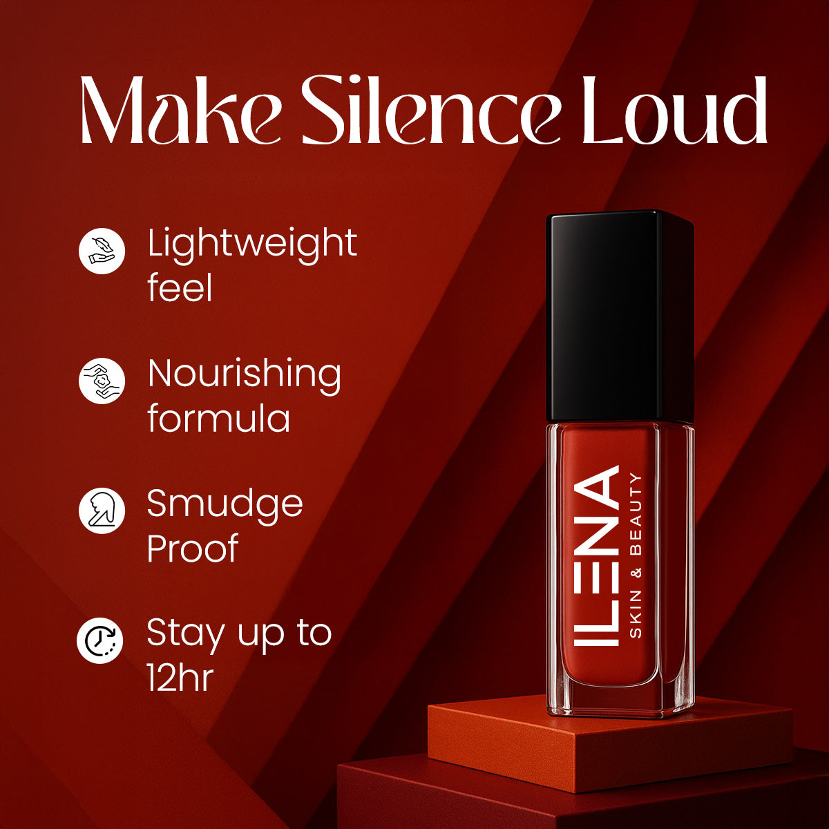 ILENA Pout Passion Liquid Lipstick, Spice Shade