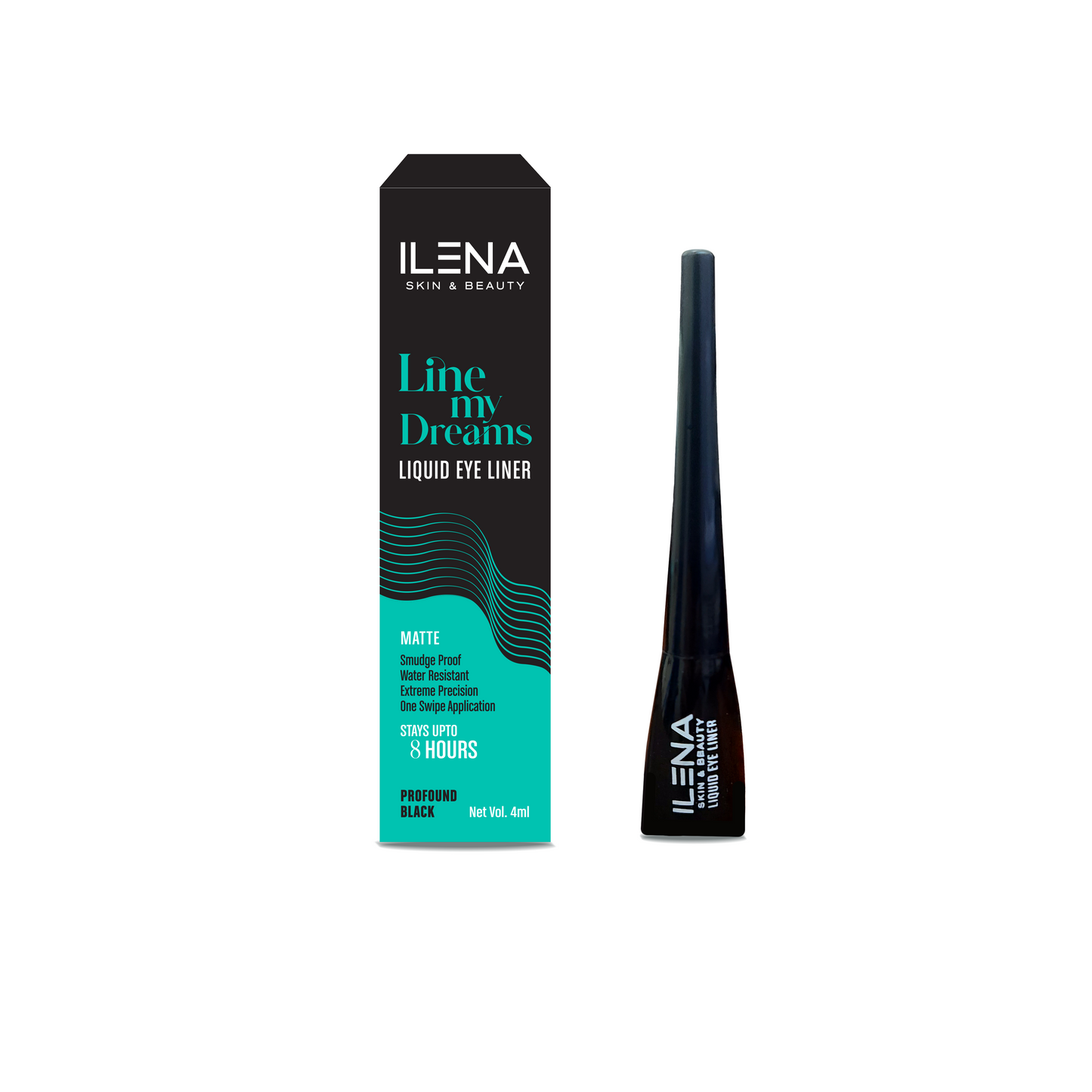 ILENA Sassy Swipe Kajal Black Color