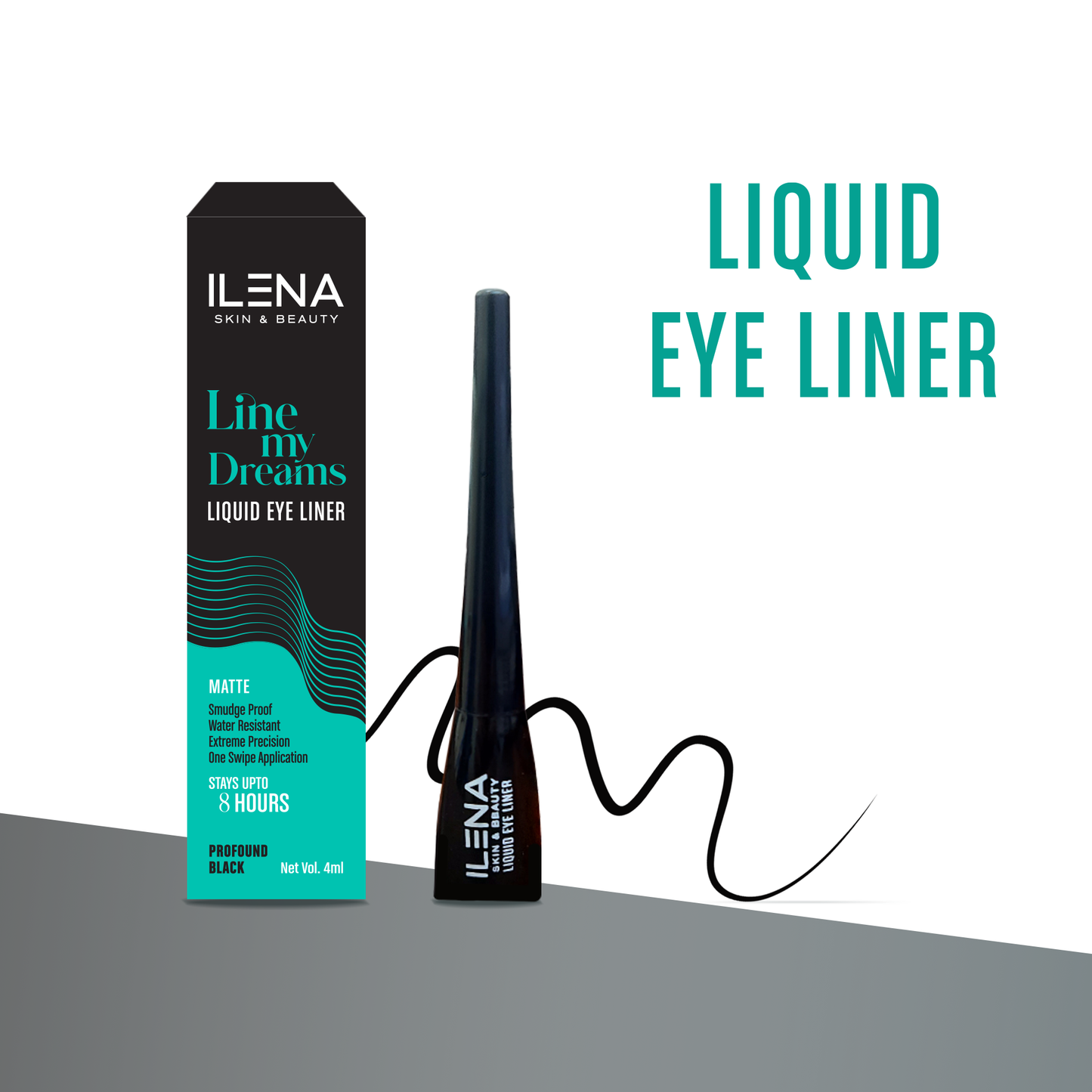 ILENA Sassy Swipe Kajal Black Color
