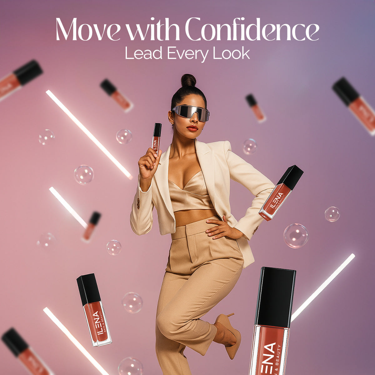 ILENA Pout Passion Liquid Lipstick, Makin Move Shade