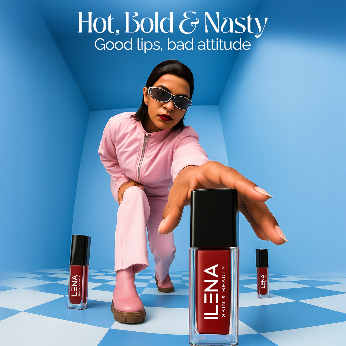 ILENA Pout Passion Liquid Lipstick, Physique Shade