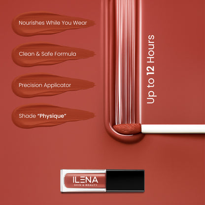 ILENA Pout Passion Liquid Lipstick, Makin Move Shade