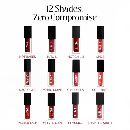 ILENA Pout Passion All-Day Matte Liquid Lipstick