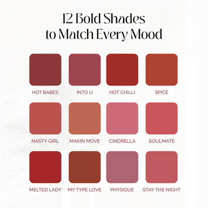 ILENA Pout Passion Liquid Lipstick, Physique Shade