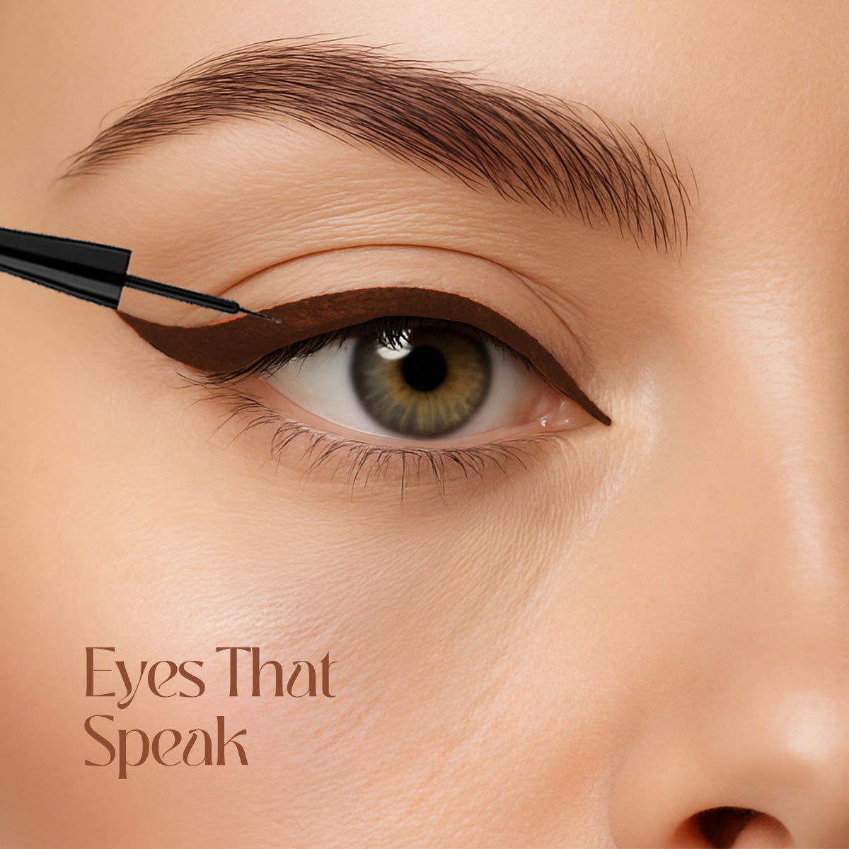 ILENA Line My Dreams Liquid Eye Liner, Brown Color, Matte, 8-Hour Smudge-Proof, 4ml