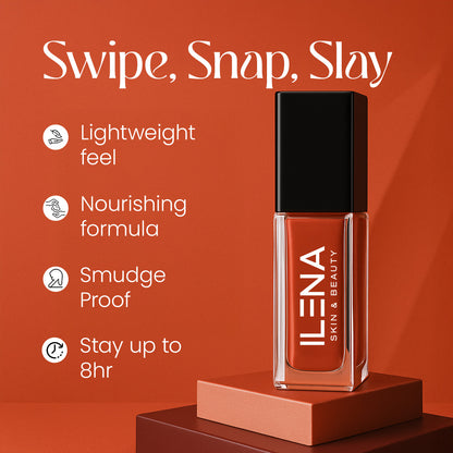 ILENA Pout Passion Liquid Lipstick, Makin Move Shade