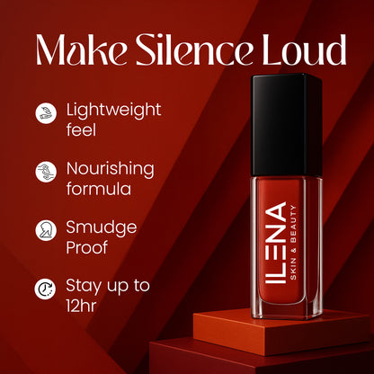 ILENA Pout Passion Liquid Lipstick, Spice Shade