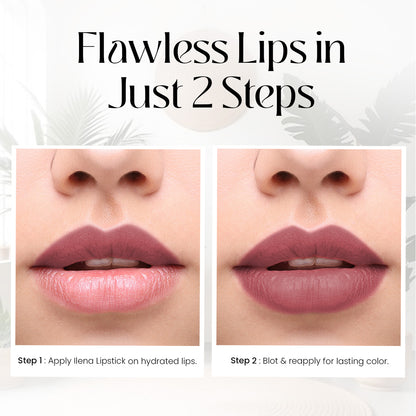 ILENA Pout Passion Liquid Lipstick, Physique Shade