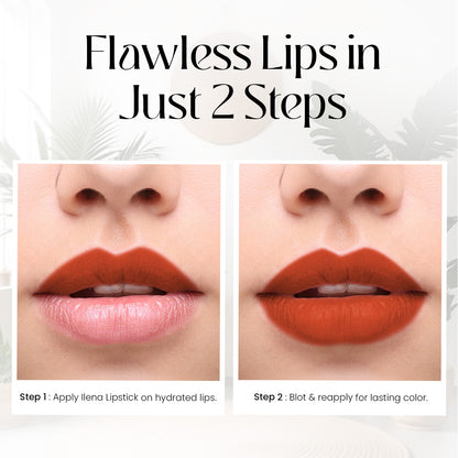ILENA Pout Passion Liquid Lipstick, Spice Shade