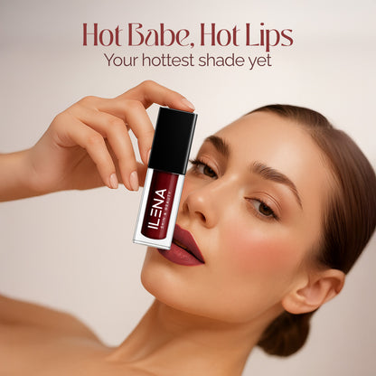 ILENA Pout Passion Liquid Lipstick, Hot Babes Shade