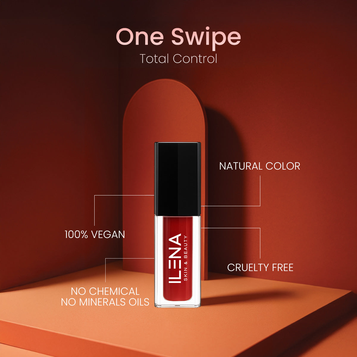 ILENA Pout Passion Liquid Lipstick, Melted Lady Shade