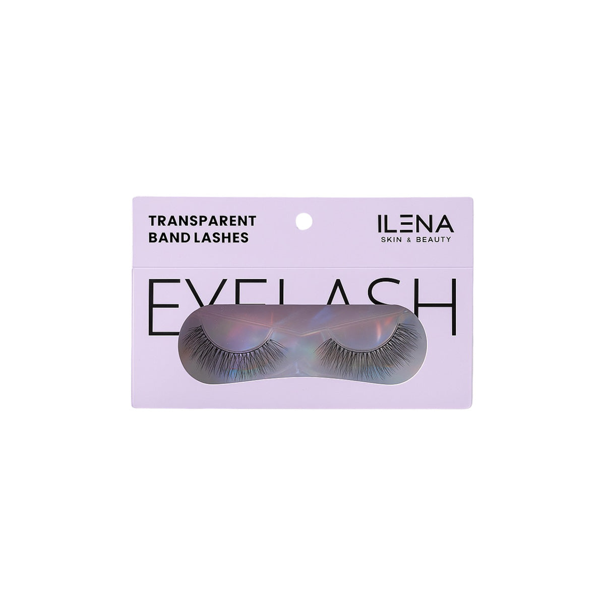 ILENA Transparent Band False Eyelashes, Black