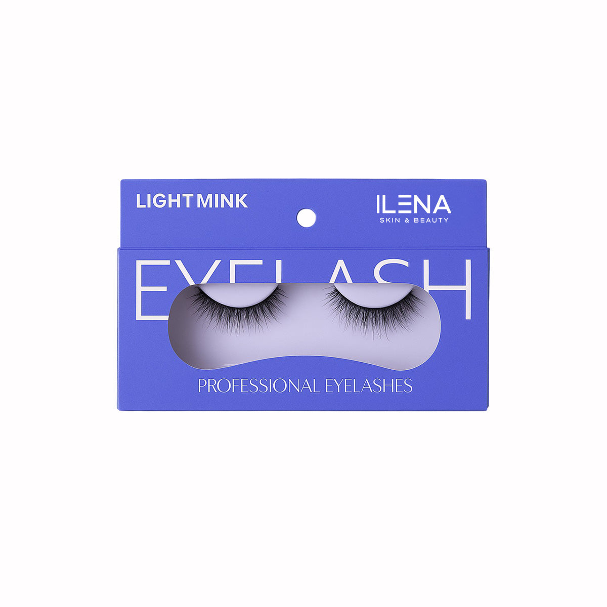 ILENA Light Mink Professional False Eyelashes, Natural Look