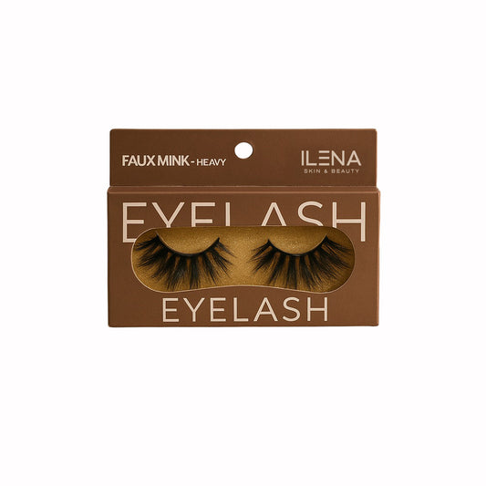 ILENA Faux Mink Heavy False Eyelashes, Black