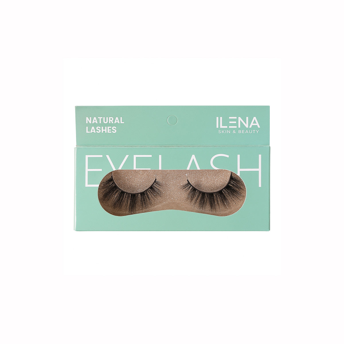 ILENA Natural Eyelash Extensions, Skin & Beauty Eyelash Set, Black