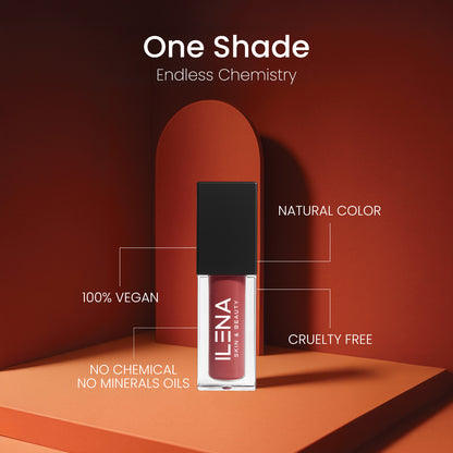 ILENA Pout Passion Liquid Lipstick, Stay The Night Shade